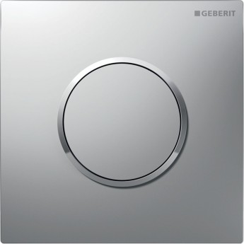 Ручной пневмопривод смыва для писсуара GEBERIT SIGMA10 HYTRONIС 116.015.JQ.1 матовый хром лакированный с легкоочищаемой поверхностью/глянцевый хром Ручной пневмопривод смыва для писсуара GEBERIT SIGMA10 HYTRONIС 116.015.JQ.1 матовый хром лакированный с легкоочищаемой поверхностью/глянцевый хром