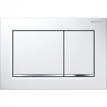 Смывная клавиша GEBERIT OMEGA 30 115.080.KJ.1 белый хром глянец Смывная клавиша GEBERIT OMEGA 30 115.080.KJ.1 белый хром глянец