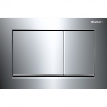 Смывная клавиша GEBERIT OMEGA 30 115.080.KH.1 хром глянец хром матовый Смывная клавиша GEBERIT OMEGA 30 115.080.KH.1 хром глянец хром матовый