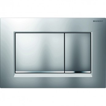 Смывная клавиша GEBERIT SIGMA 30 115.883.JQ.1 хром матовый не остаются отпечатки пальцев Смывная клавиша GEBERIT SIGMA 30 115.883.JQ.1 хром матовый не остаются отпечатки пальцев