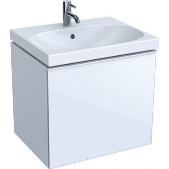 Тумба с раковиной GEBERIT ACANTO 500.620.01.2 +500.609.01.2 60 см